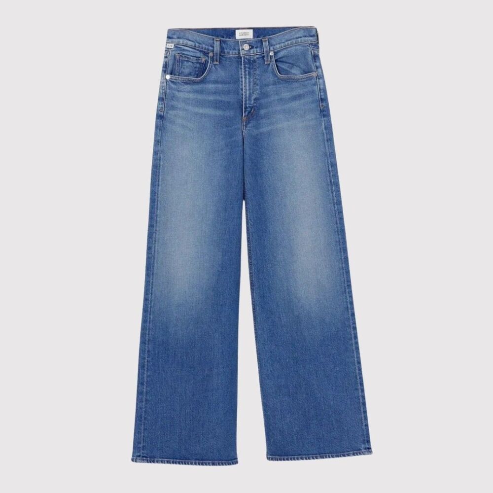 Citizens of Humanity Jeans Blue Premium Vintage Loli Mid Rise Wide Leg Size 27